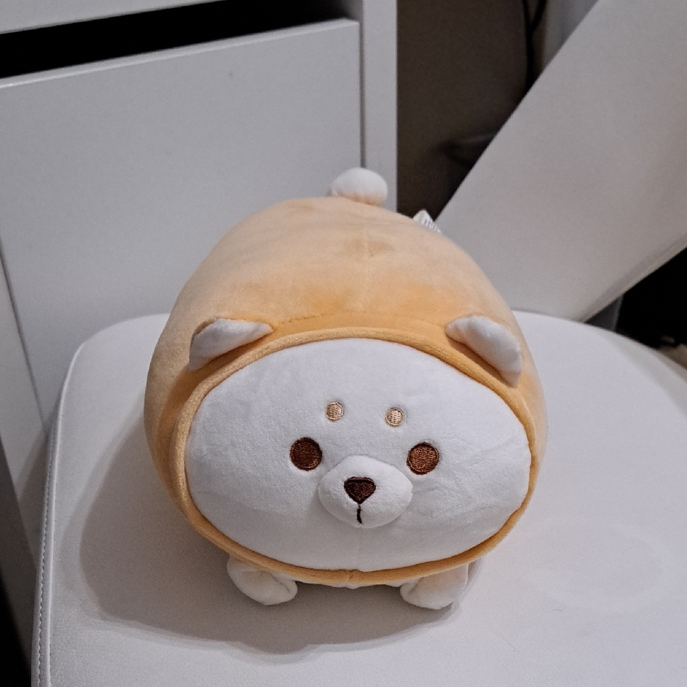 Cute Tan and White Plush Toy